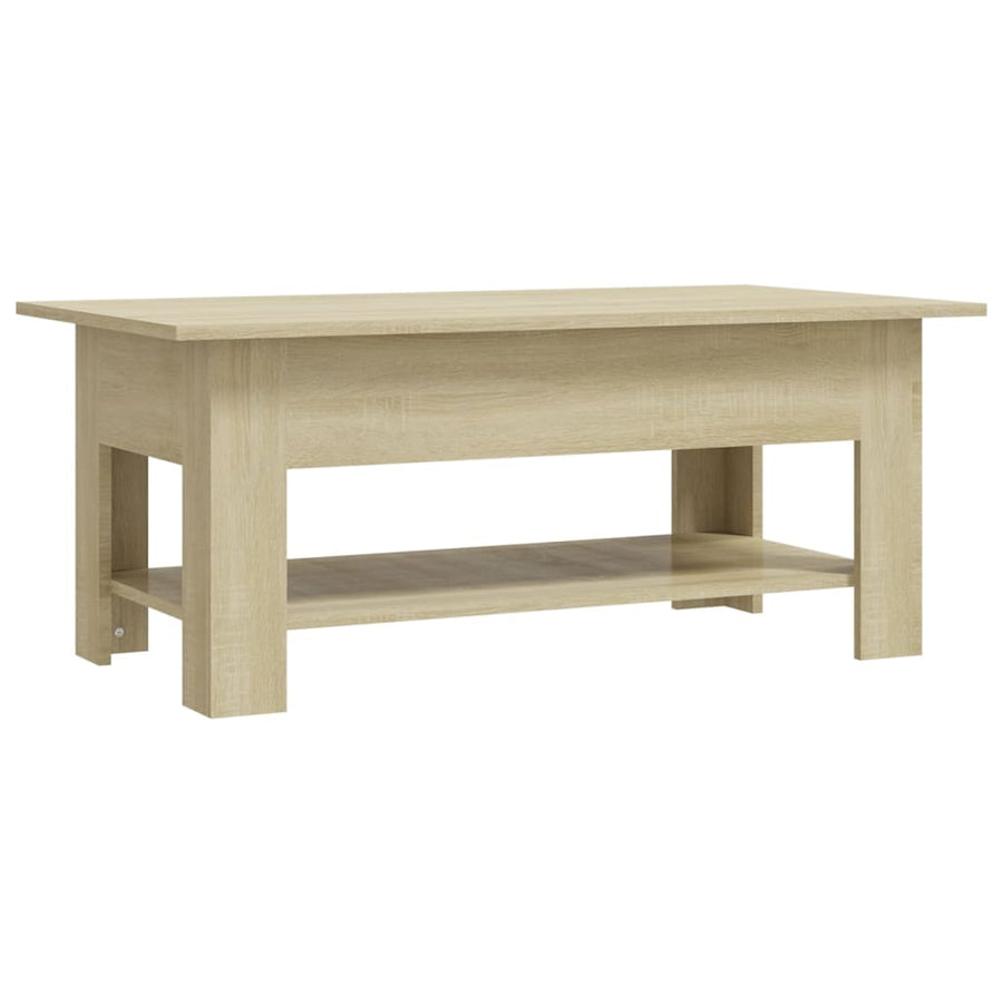 Salontafel 02X55X42 Cm Spaanplaat Kleurig Sonoma eiken