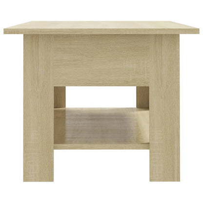 Salontafel 02X55X42 Cm Spaanplaat Kleurig Sonoma eiken