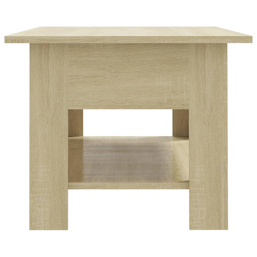 Salontafel 02X55X42 Cm Spaanplaat Kleurig Sonoma eiken