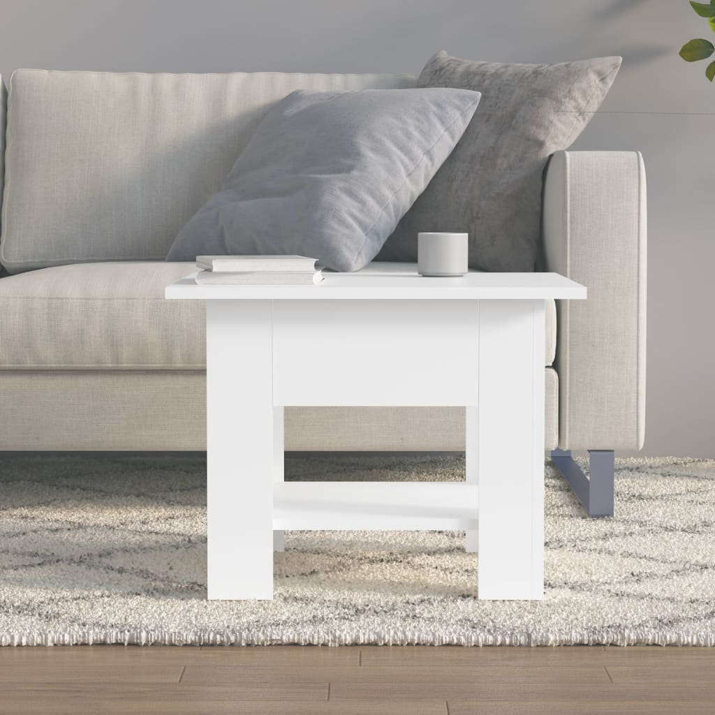 Salontafel Bewerkt Hout 55 x 55 x 42 cm