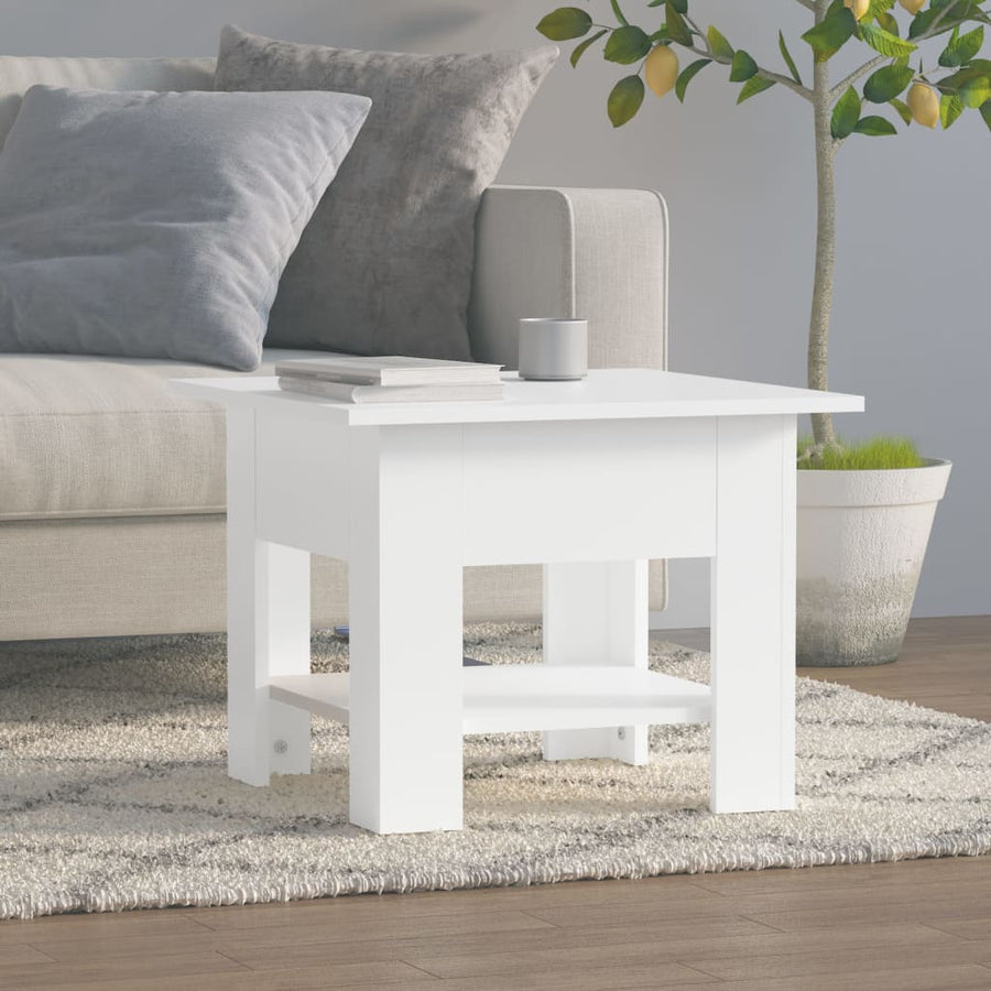 Salontafel Bewerkt Hout 55 x 55 x 42 cm