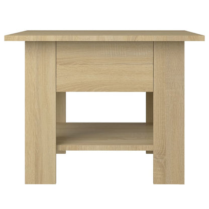 Salontafel Bewerkt Hout Kleurig 55 x 55 x 42 cm