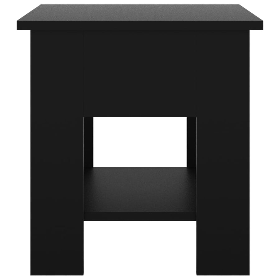 Salontafel 40X40X42 Cm Bewerkt Hout Zwart