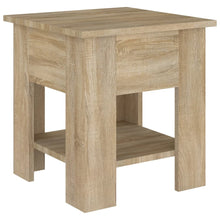 Salontafel 40X40X42 Cm Bewerkt Hout Kleurig Sonoma eiken