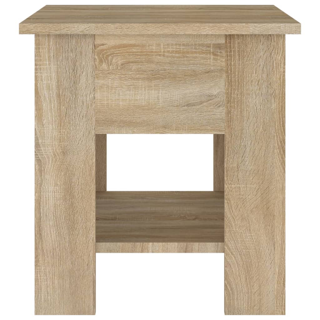 Salontafel 40X40X42 Cm Bewerkt Hout Kleurig Sonoma eiken