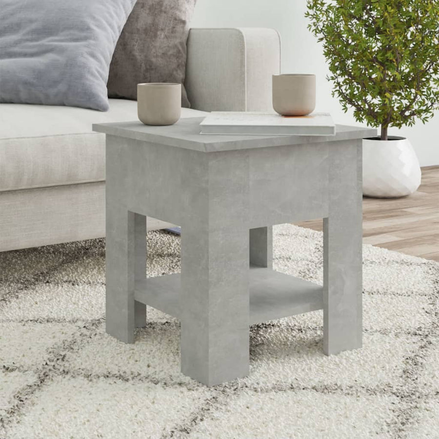 Salontafel 40X40X42 Cm Bewerkt Hout Zwart
