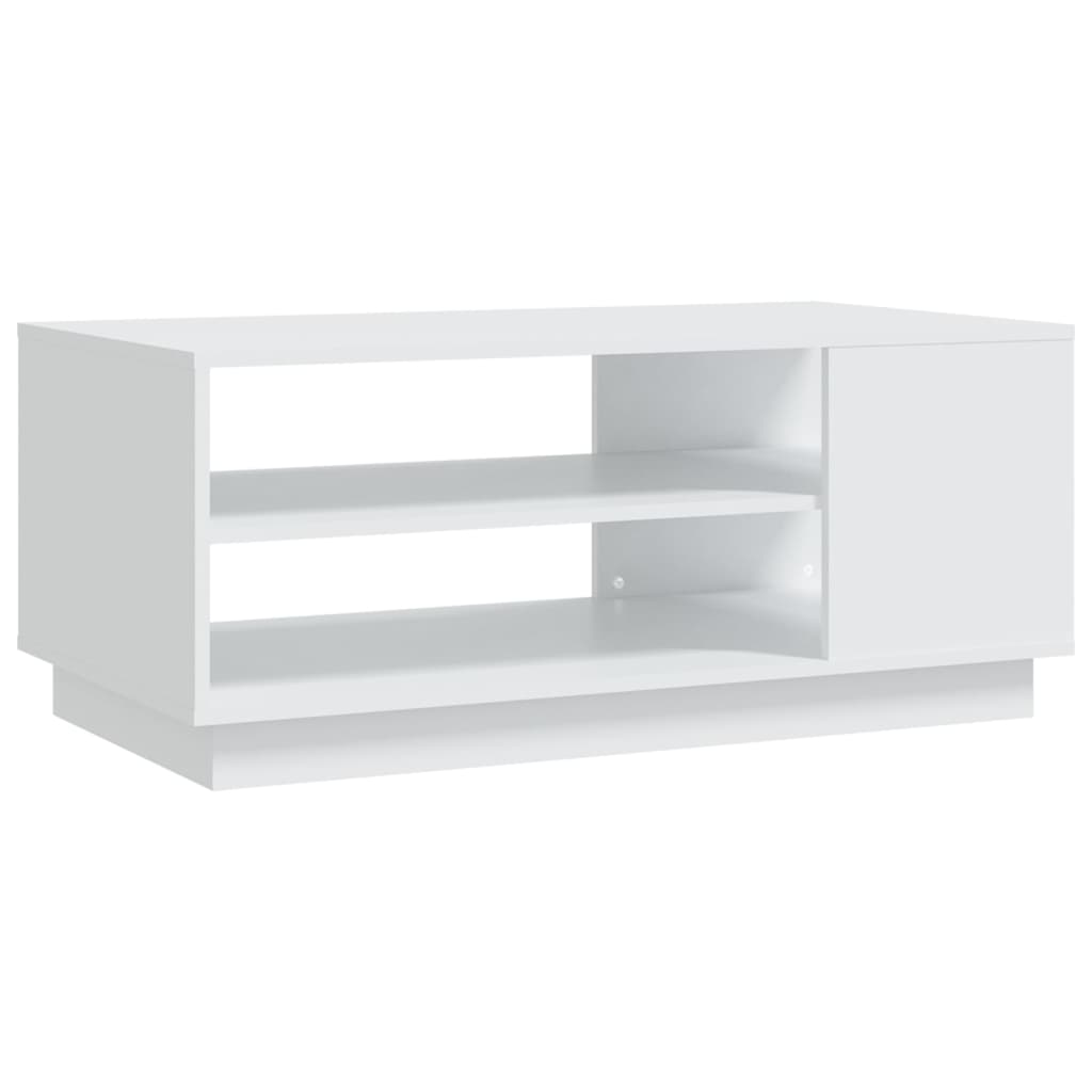 Salontafel 02X55X43 Cm Spaanplaat Wit