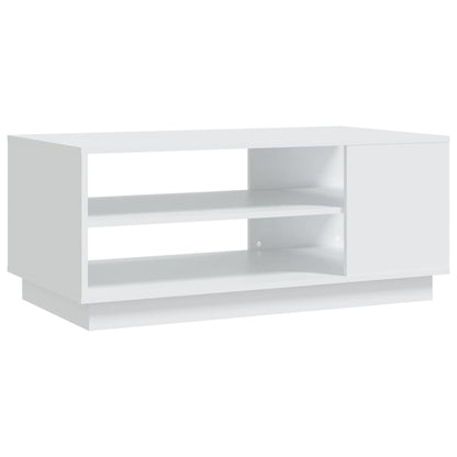 Salontafel 02X55X43 Cm Spaanplaat Wit