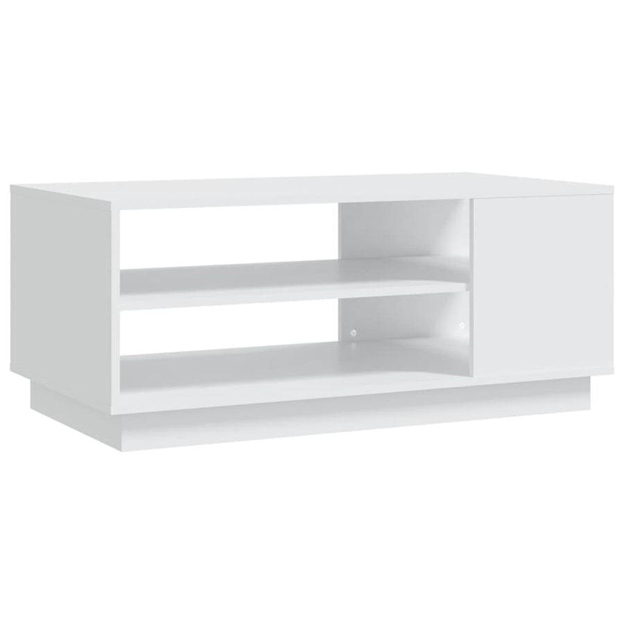 Salontafel 02X55X43 Cm Spaanplaat Wit