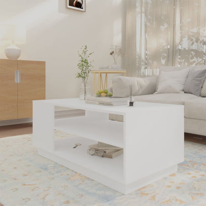 Salontafel 02X55X43 Cm Spaanplaat Wit