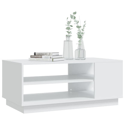 Salontafel 02X55X43 Cm Spaanplaat Wit