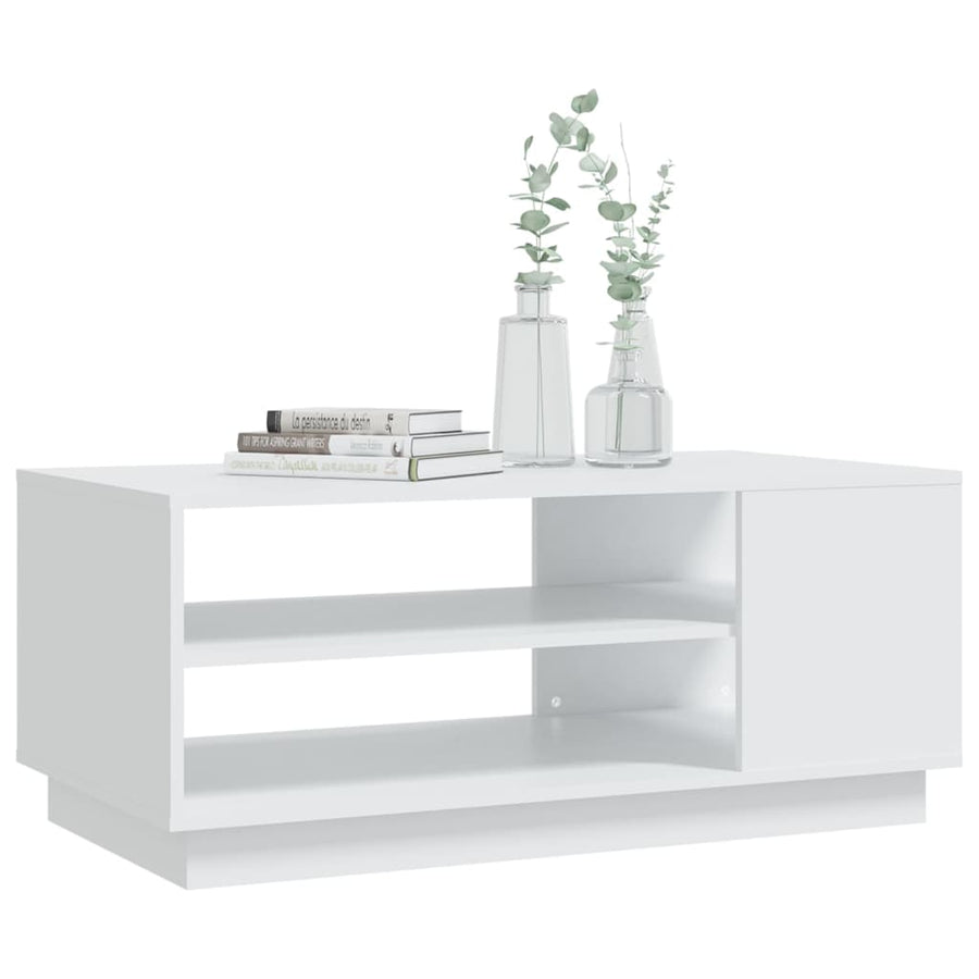 Salontafel 02X55X43 Cm Spaanplaat Wit