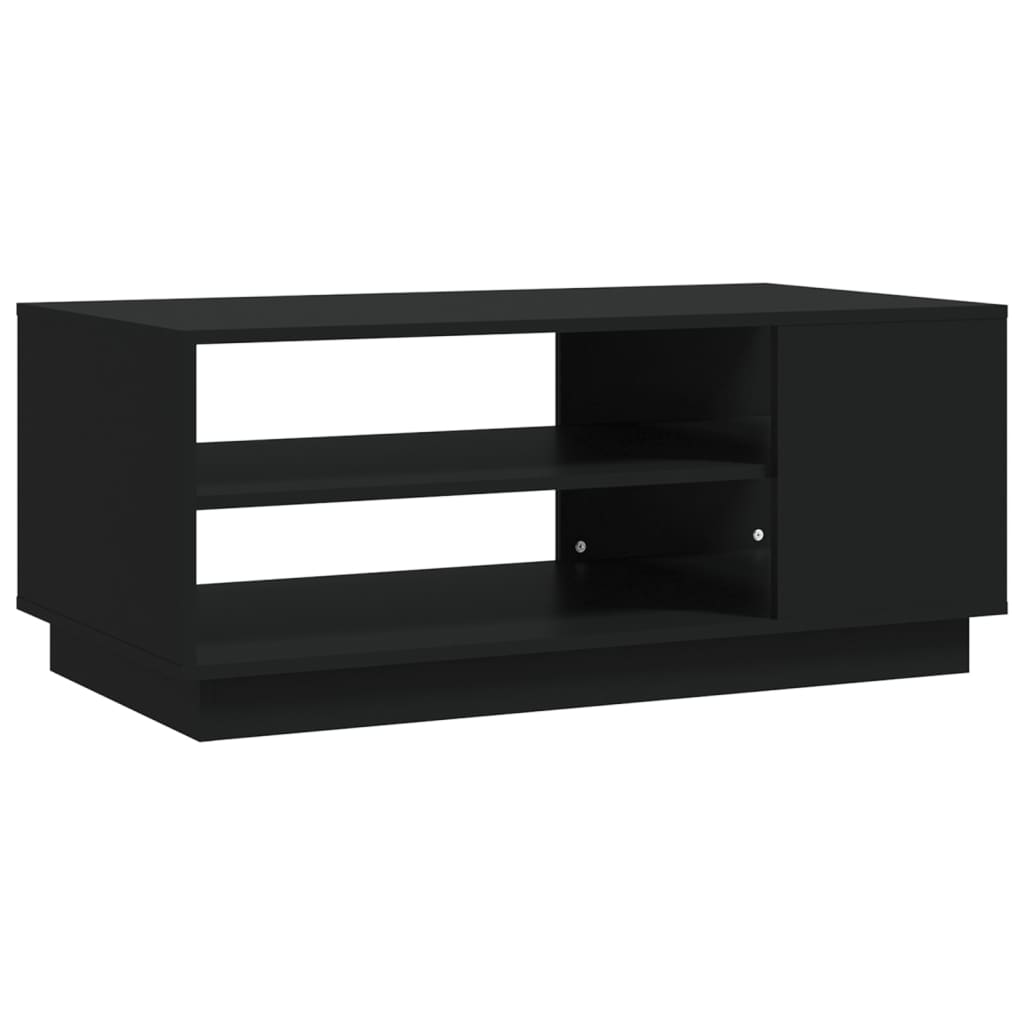Salontafel 02X55X43 Cm Spaanplaat Zwart