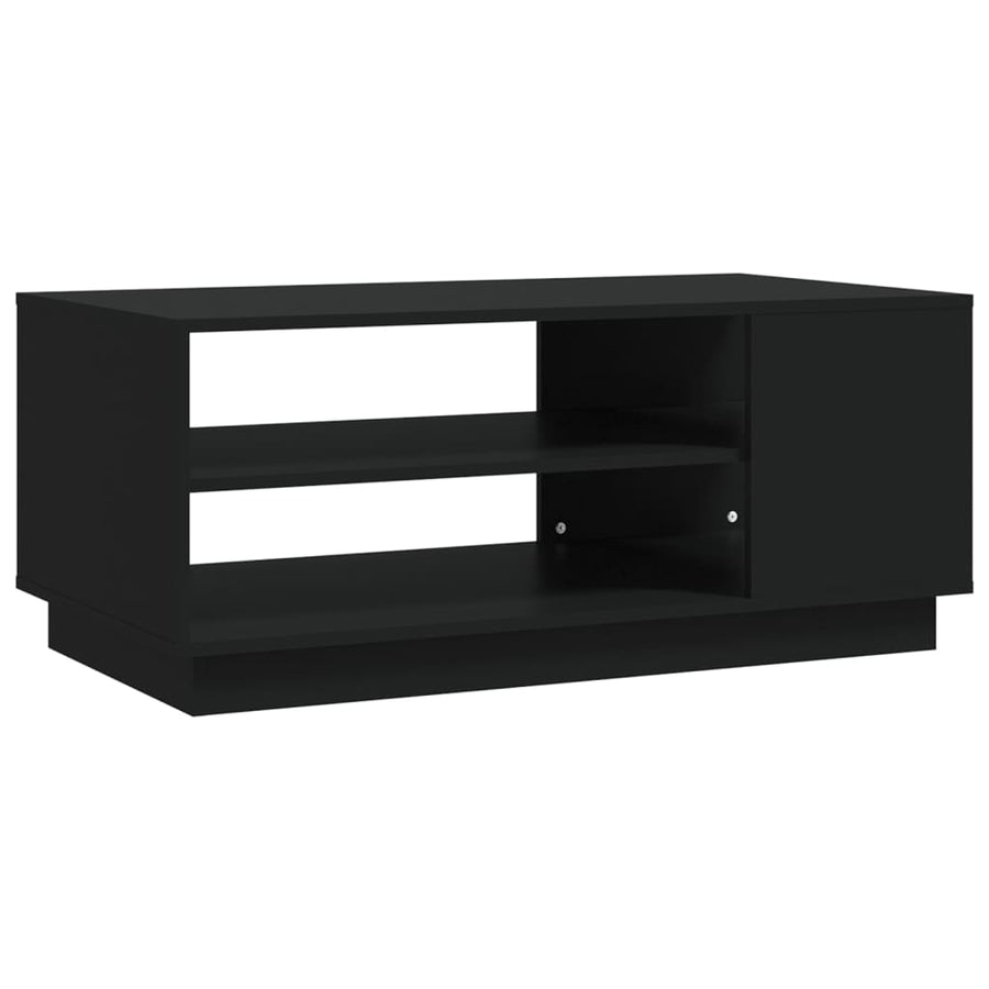 Salontafel 02X55X43 Cm Spaanplaat Zwart