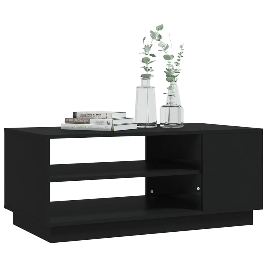 Salontafel 02X55X43 Cm Spaanplaat Zwart