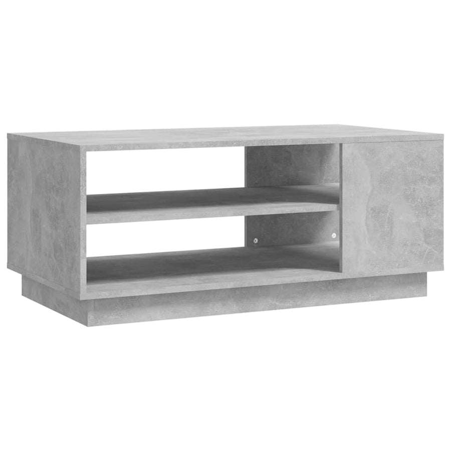 Salontafel 102X55X43 Cm Spaanplaat Betongrijs