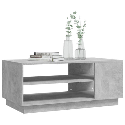 Salontafel 102X55X43 Cm Spaanplaat Betongrijs