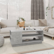 Salontafel 102x55x43 cm spaanplaat betongrijs
