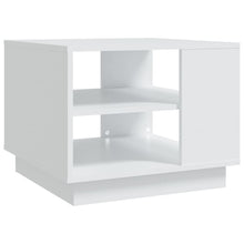 Salontafel 55x55x43 cm spaanplaat wit Wit