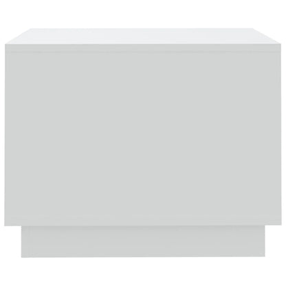 Salontafel 55x55x43 cm spaanplaat wit Wit