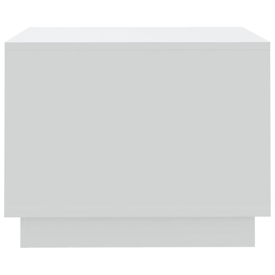 Salontafel 55x55x43 cm spaanplaat wit Wit