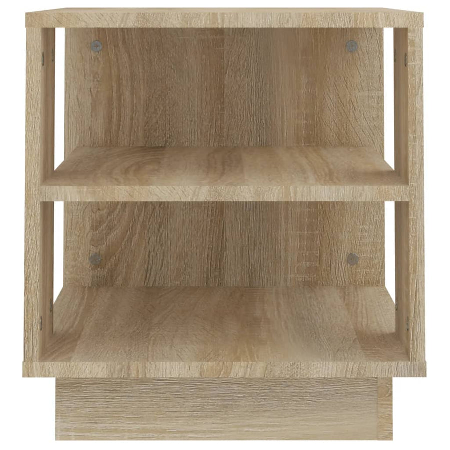 Salontafel 40x40x43 cm bewerkt hout sonoma eikenkleurig Sonoma eiken