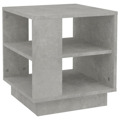 Salontafel 40X40X43 Cm Bewerkt Hout Betongrijs