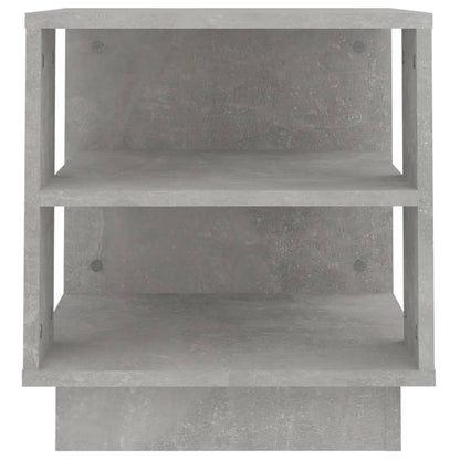 Salontafel 40X40X43 Cm Bewerkt Hout Betongrijs