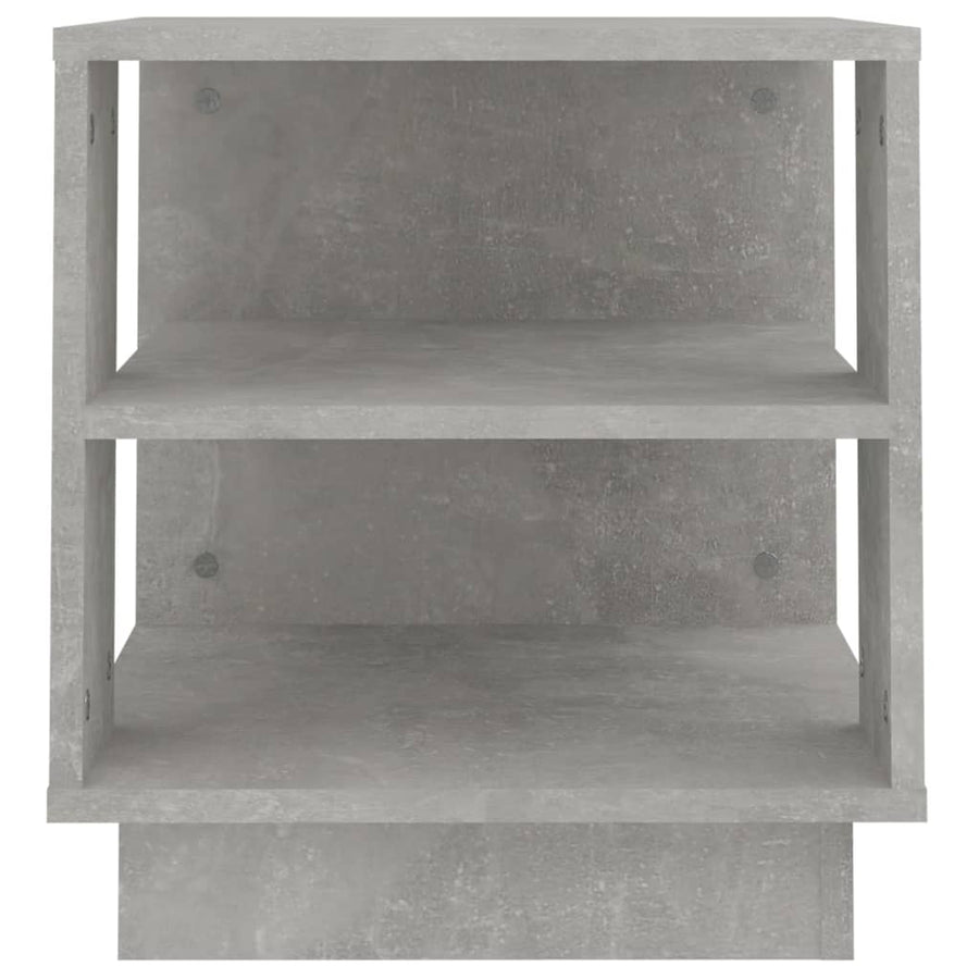 Salontafel 40X40X43 Cm Bewerkt Hout Betongrijs