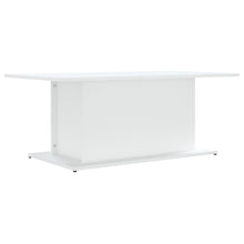 Salontafel 102x55,5x40 cm spaanplaat wit Wit