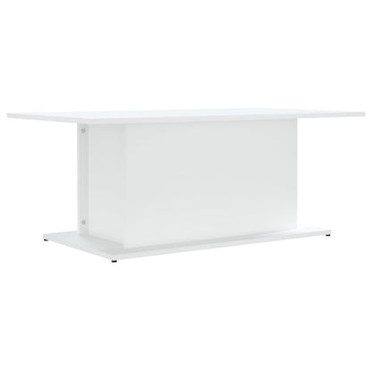 Salontafel 102x55,5x40 cm spaanplaat wit Wit