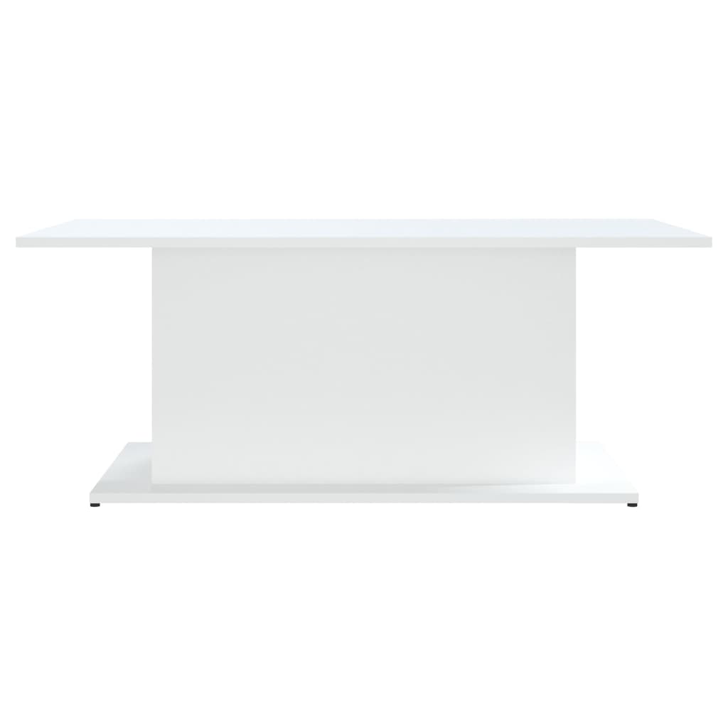 Salontafel 102x55,5x40 cm spaanplaat wit Wit