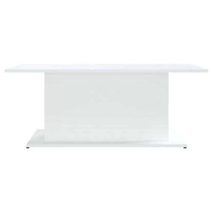 Salontafel 102x55,5x40 cm spaanplaat wit Wit
