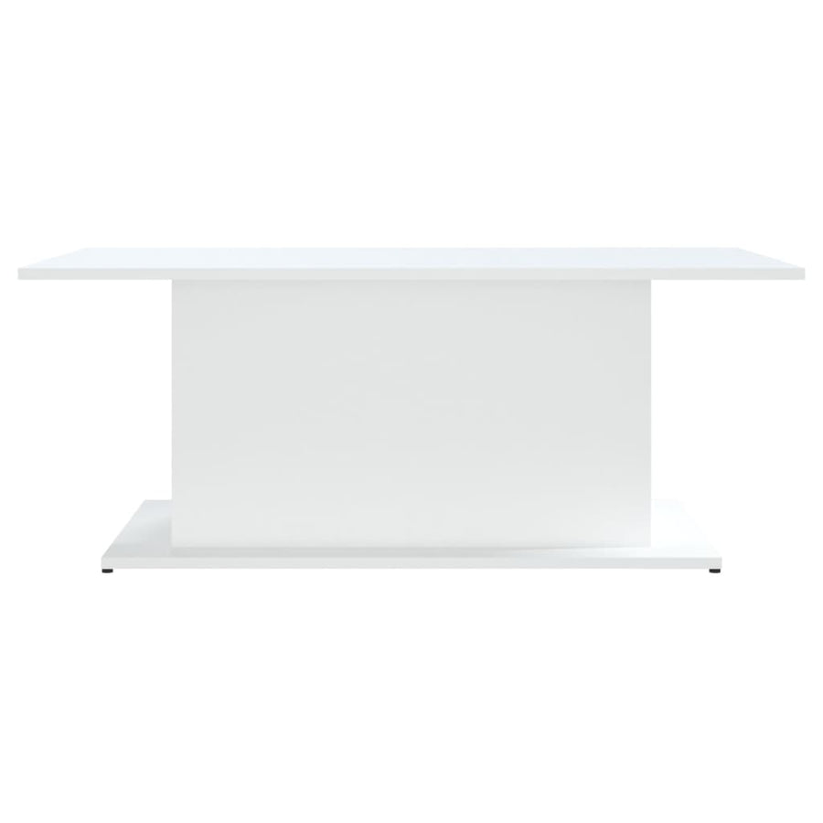 Salontafel 102x55,5x40 cm spaanplaat wit Wit