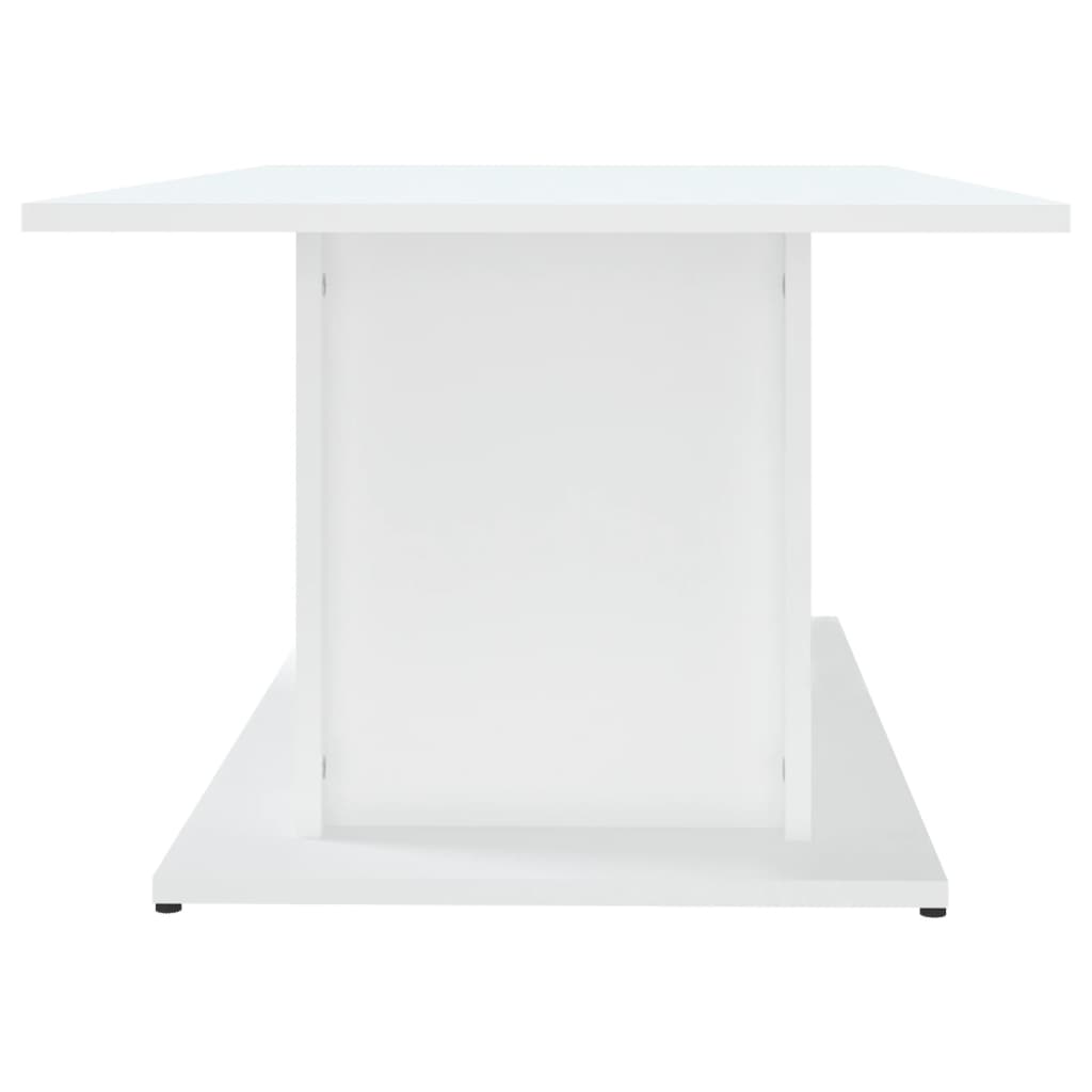Salontafel 102x55,5x40 cm spaanplaat wit Wit