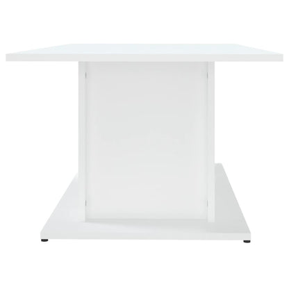 Salontafel 102x55,5x40 cm spaanplaat wit Wit