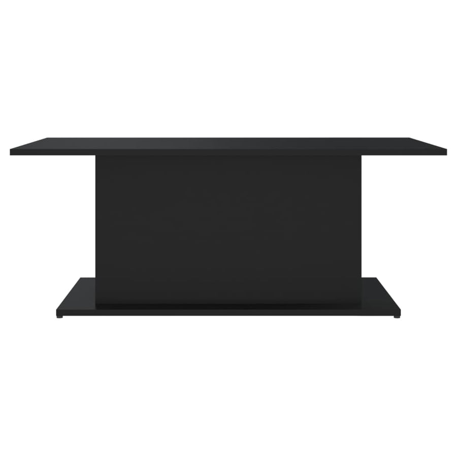 Salontafel 102x55,5x40 cm spaanplaat zwart Zwart