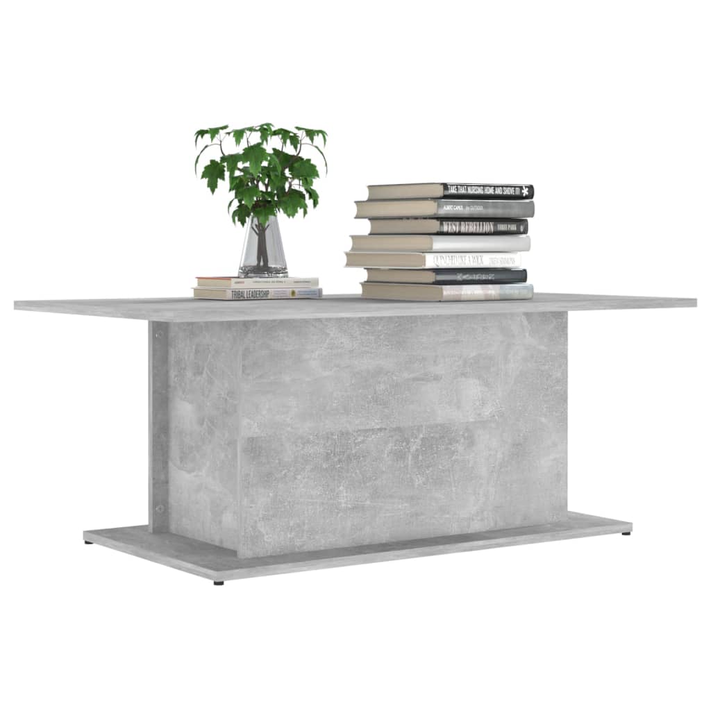 Salontafelset 02X55,5X40 Cm Spaanplaat Betongrijs