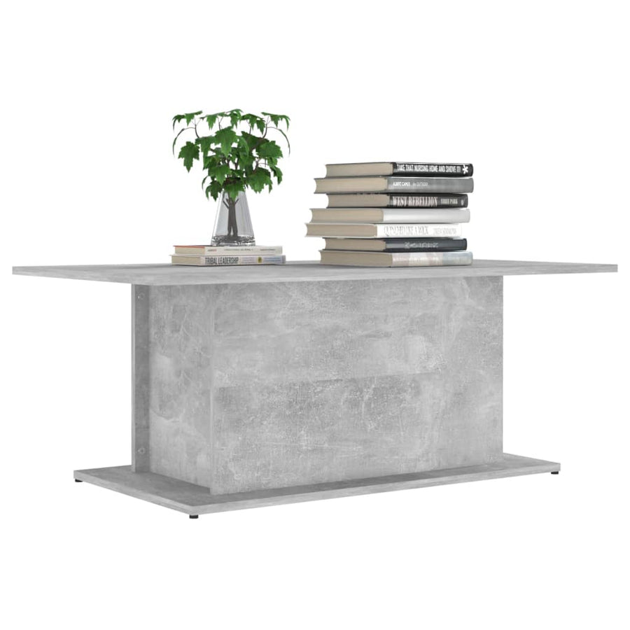 Salontafelset 02X55,5X40 Cm Spaanplaat Betongrijs