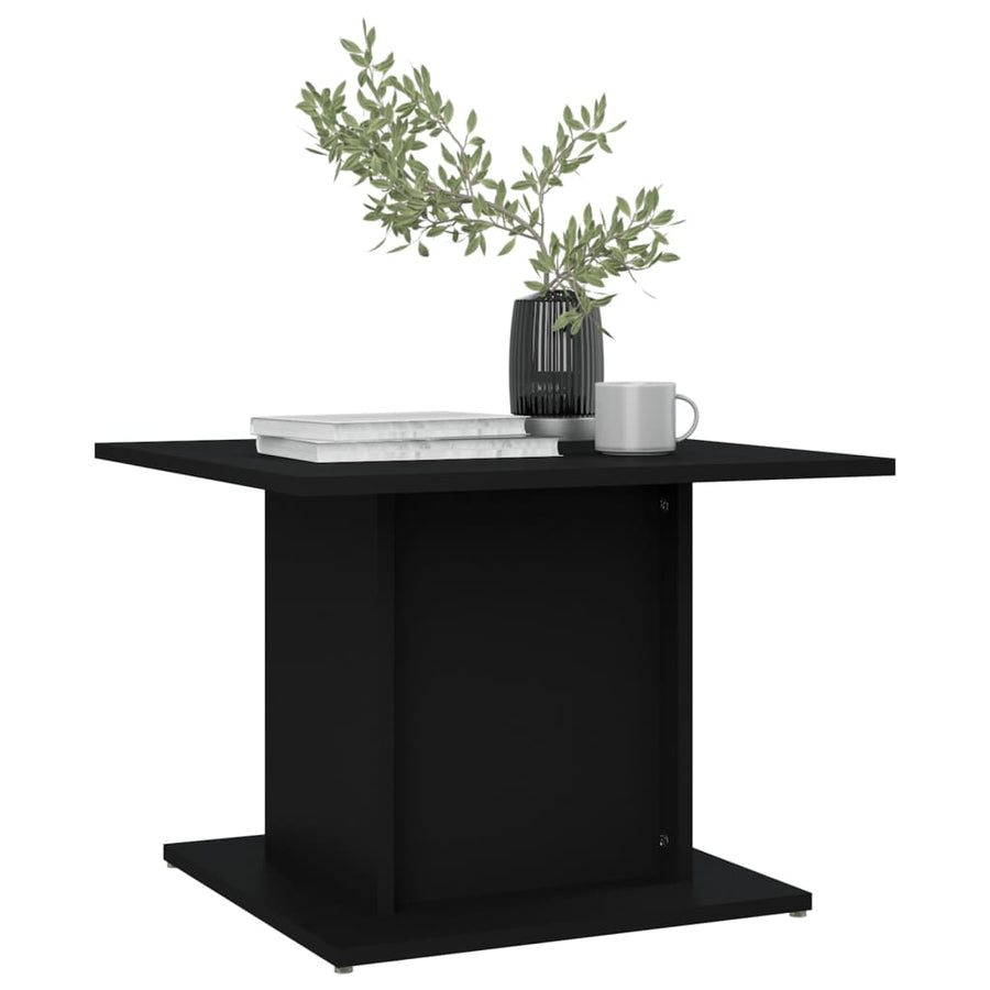 Salontafel 55,5X55,5X40 Cm Spaanplaat Zwart