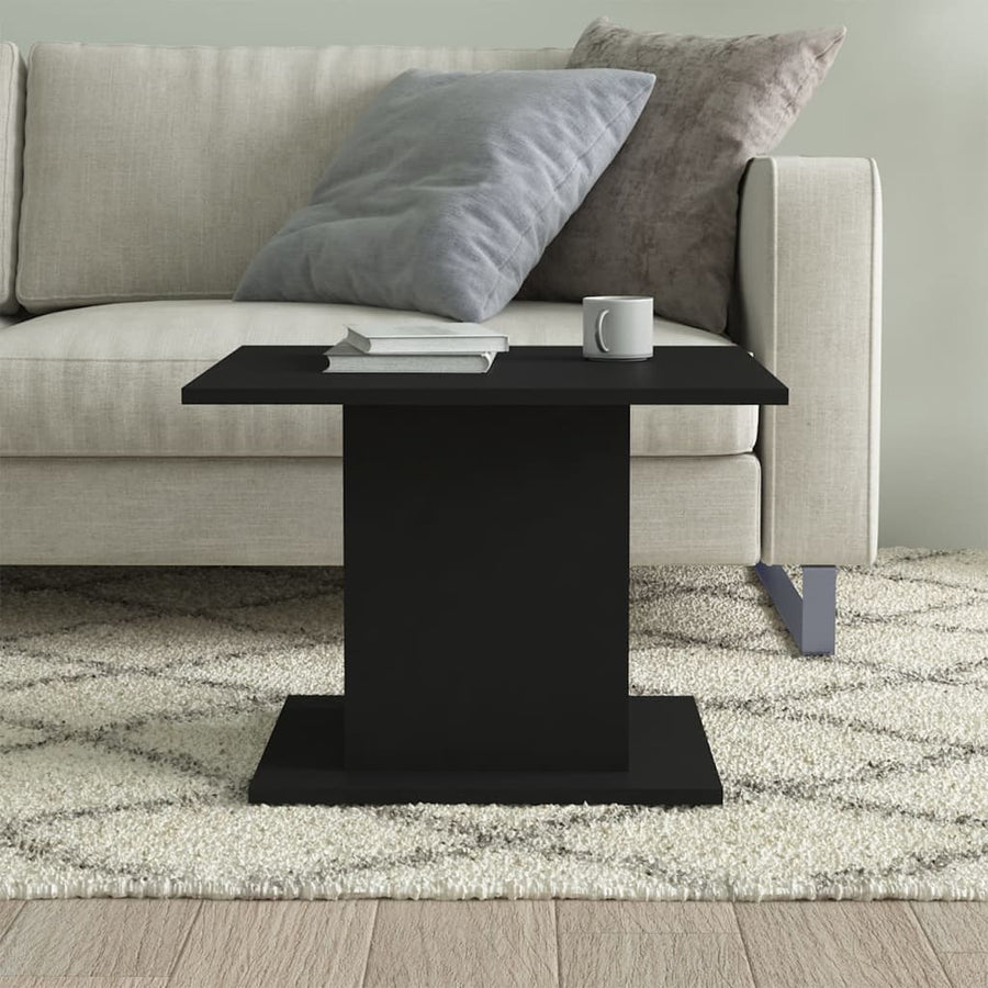 Salontafel 55,5X55,5X40 Cm Spaanplaat Zwart