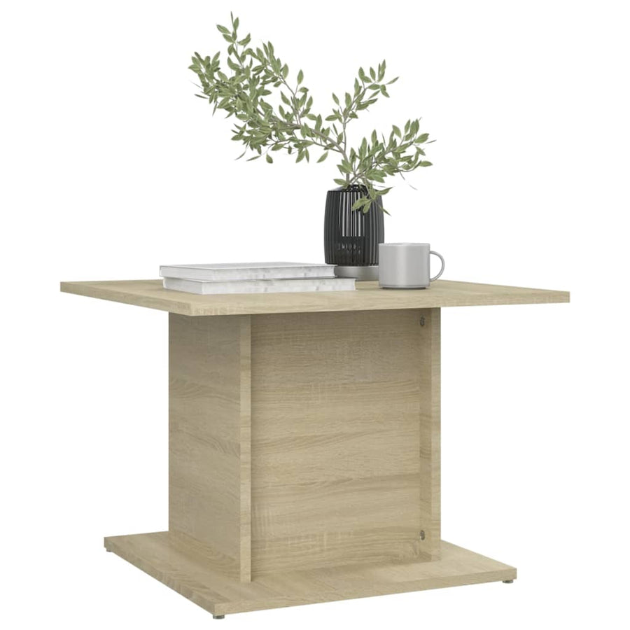 Salontafel 55,5X55,5X40 Cm Spaanplaat Kleurig Sonoma eiken