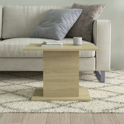 Salontafel 55,5X55,5X40 Cm Spaanplaat Kleurig Sonoma eiken