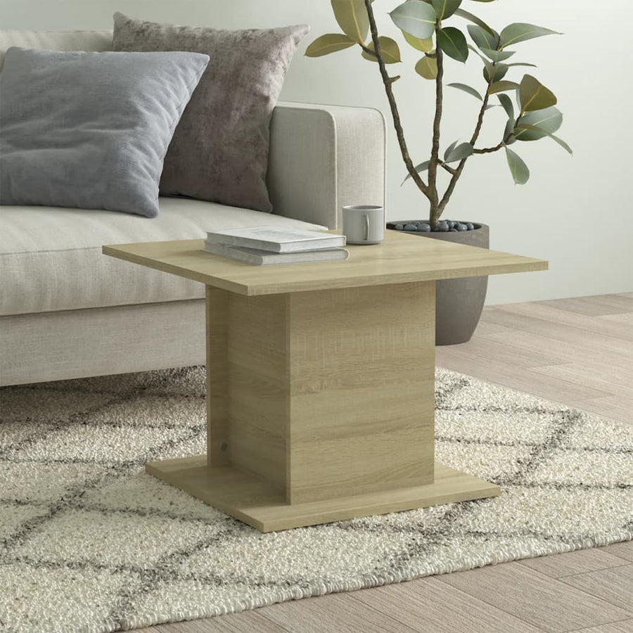 Salontafel 55,5X55,5X40 Cm Spaanplaat Kleurig Sonoma eiken
