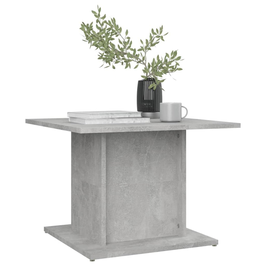 Salontafel 55,5X55,5X40 Cm Spaanplaat Betongrijs