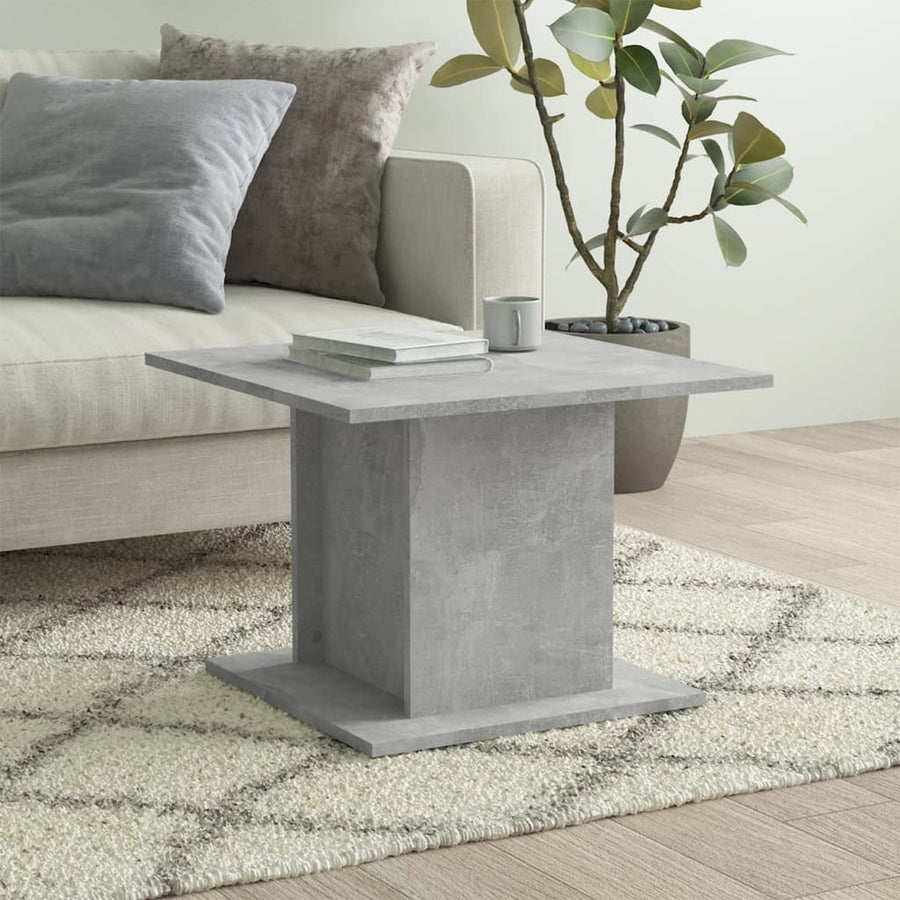 Salontafel 55,5X55,5X40 Cm Spaanplaat Betongrijs