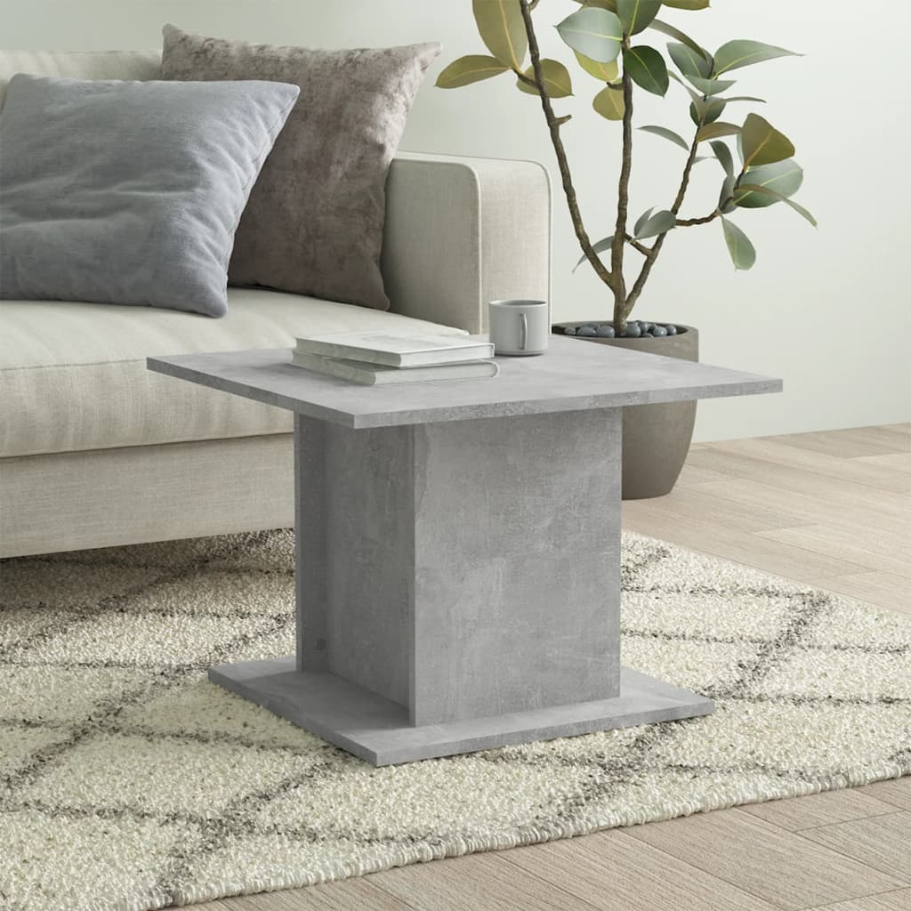 Salontafel 55,5X55,5X40 Cm Spaanplaat Betongrijs