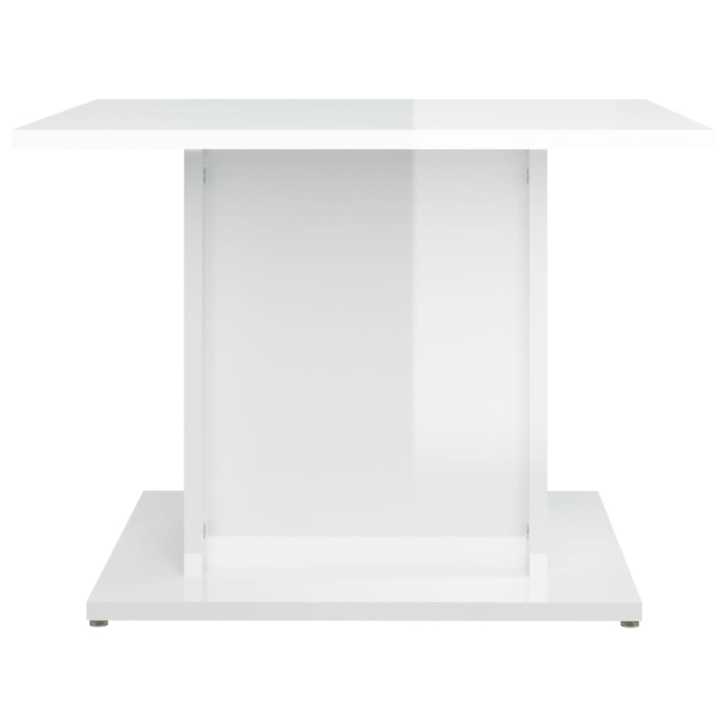 Salontafel 55,5x55,5x40 cm bewerkt hout hoogglans wit