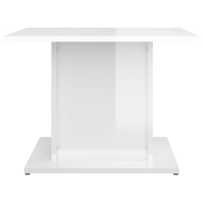 Salontafel 55,5x55,5x40 cm bewerkt hout hoogglans wit