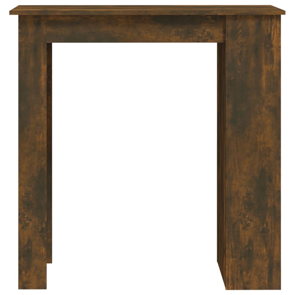 Bartafel Met Opbergrek 02X50X03,5Cm Spaanplaat 1 Gerookt eiken
